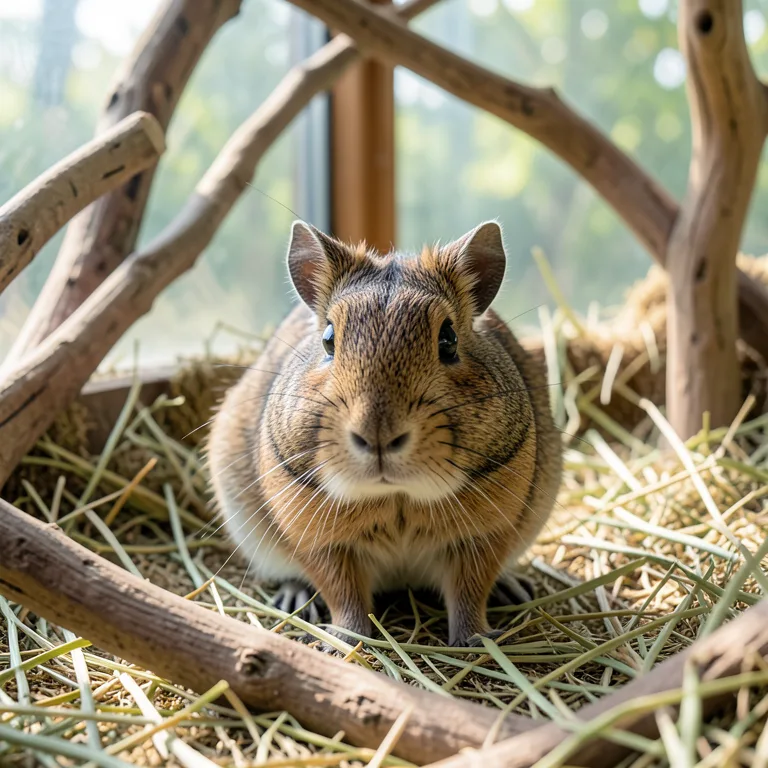 Jak se starat o osmáky degu - ilustrační foto