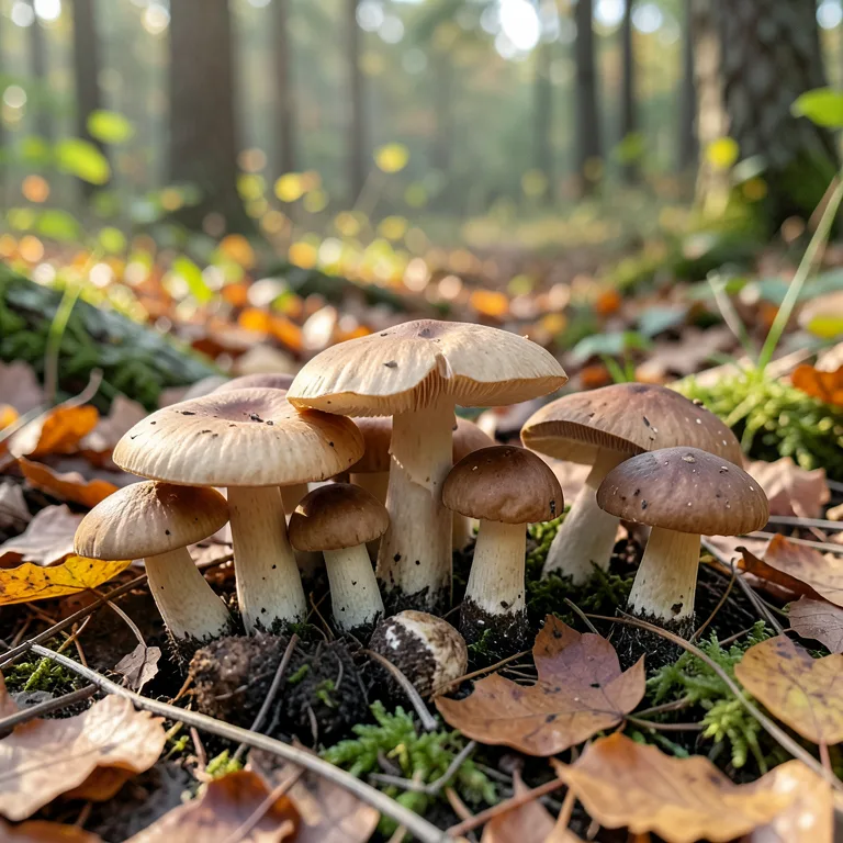 Pravděpodobnost růstu hub v přírodě - ilustrační foto